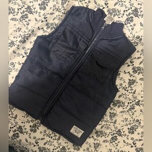 Baby Rebels Navy Blue Puffer Vest for Baby